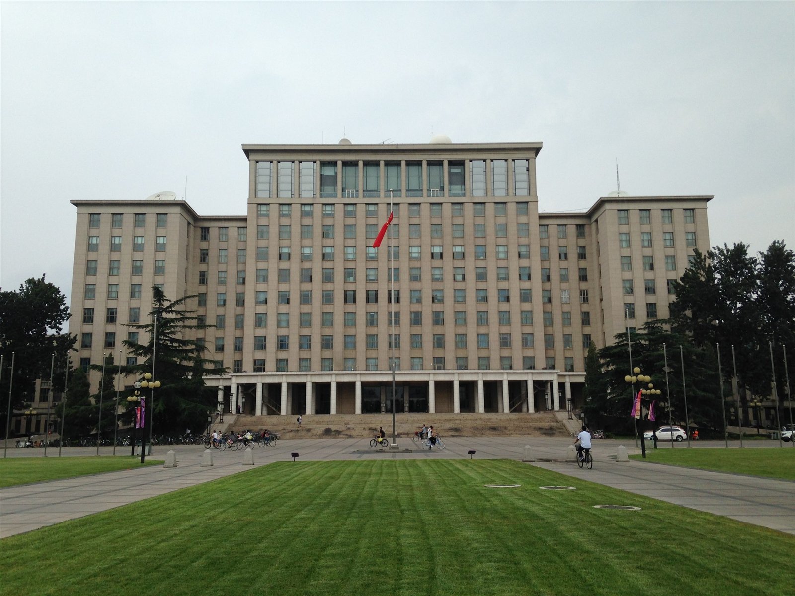 Main Building and forecourt