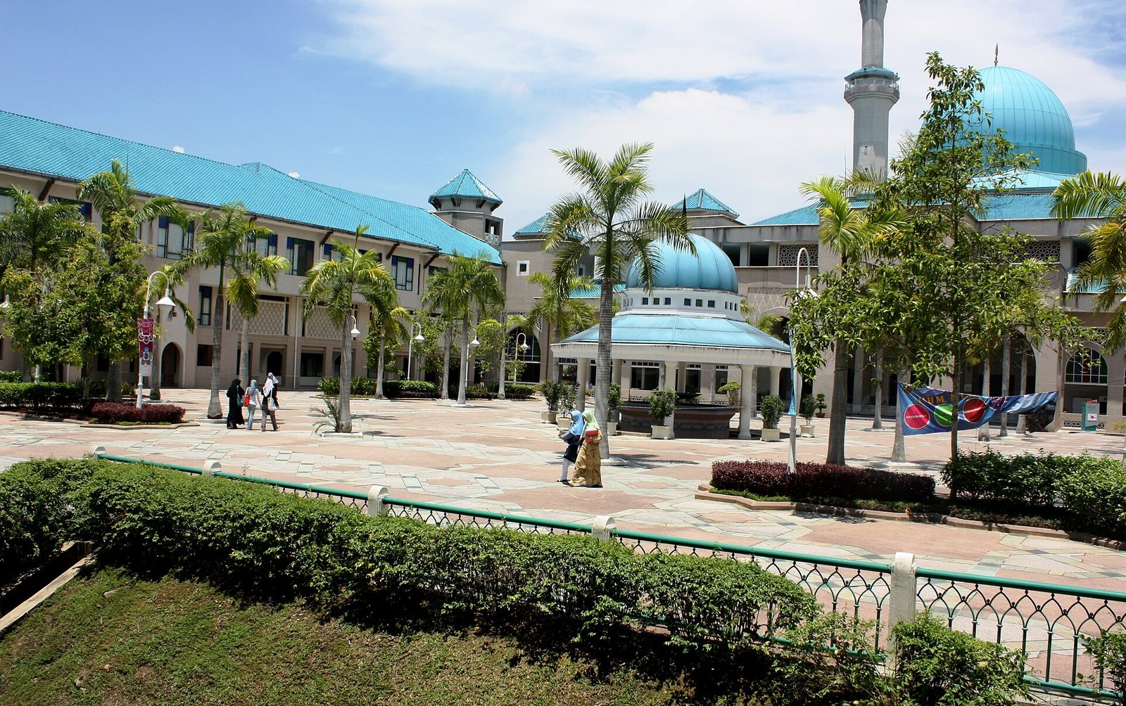 Main campus courtyard, International Islamic University Malaysia