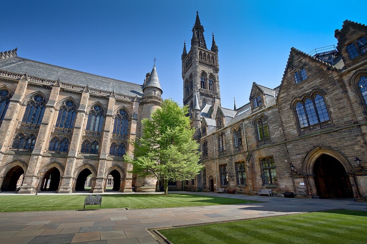 The quadrangle and Gilbert Scott Building, Glasgow